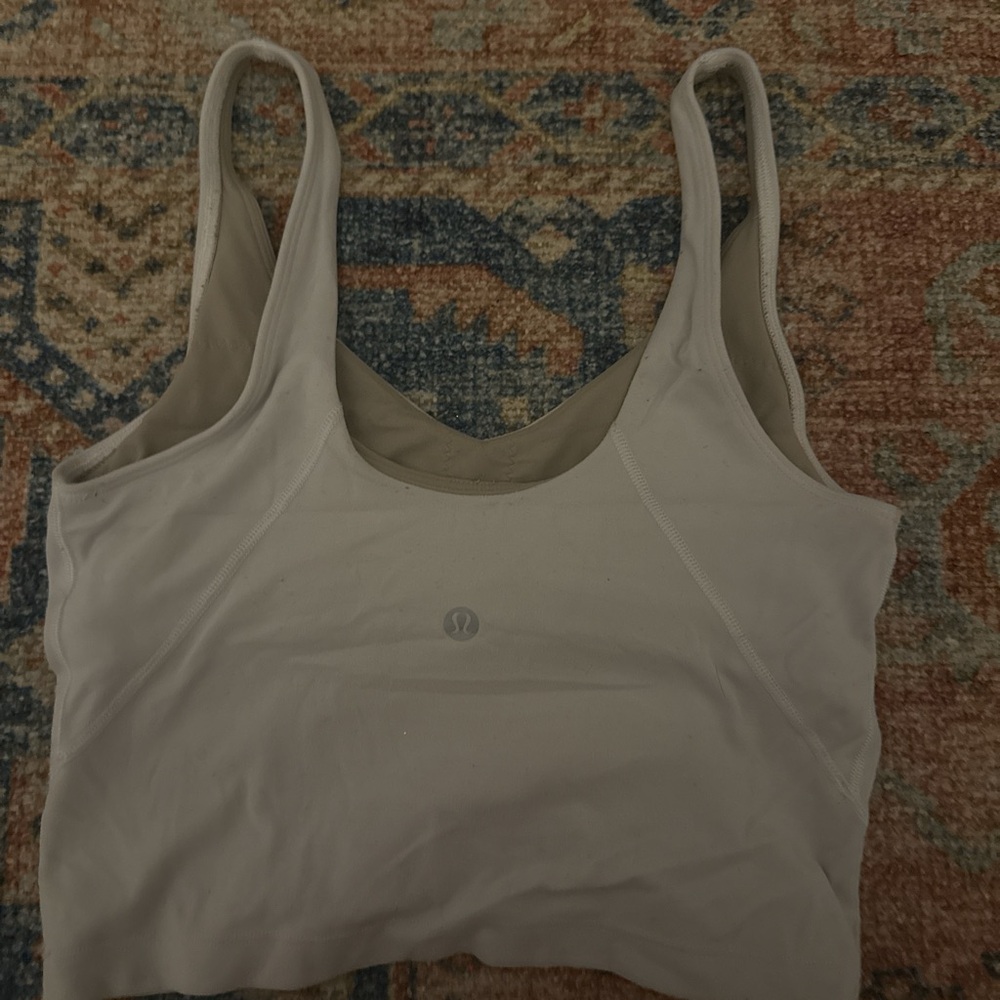 lululemon athletica Cream Tank Top